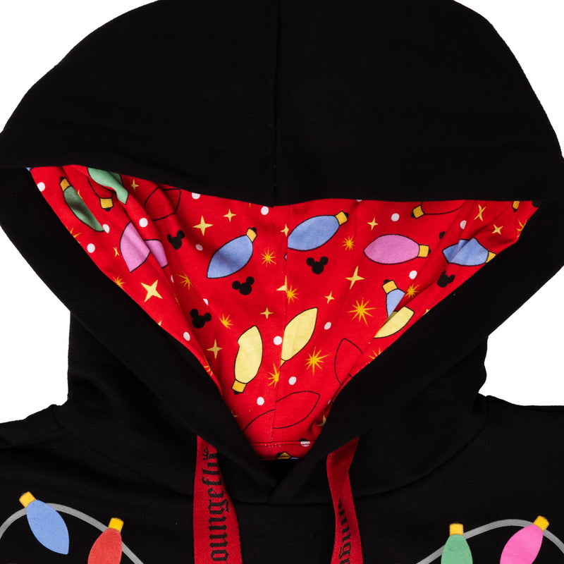 MICKEY'S LIGHT UP DECORATIONS HOODED SWEATSHIRT - DISNEY