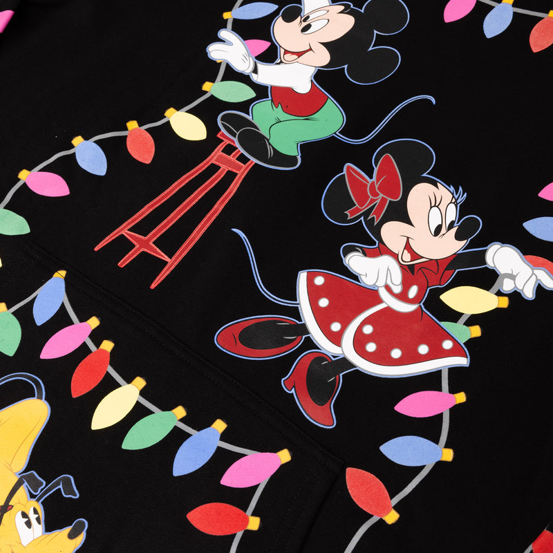 MICKEY'S LIGHT UP DECORATIONS HOODED SWEATSHIRT - DISNEY