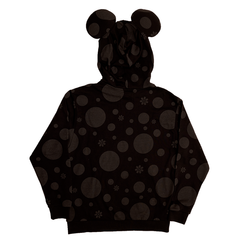 MINNIE ROCKS THE DOTS FLORAL UNISEX HOODIE