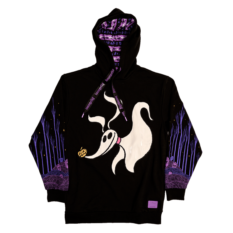 ZERO HEARTS UNISEX HOODIE - THE NIGHTMARE BEFORE CHRISTMAS