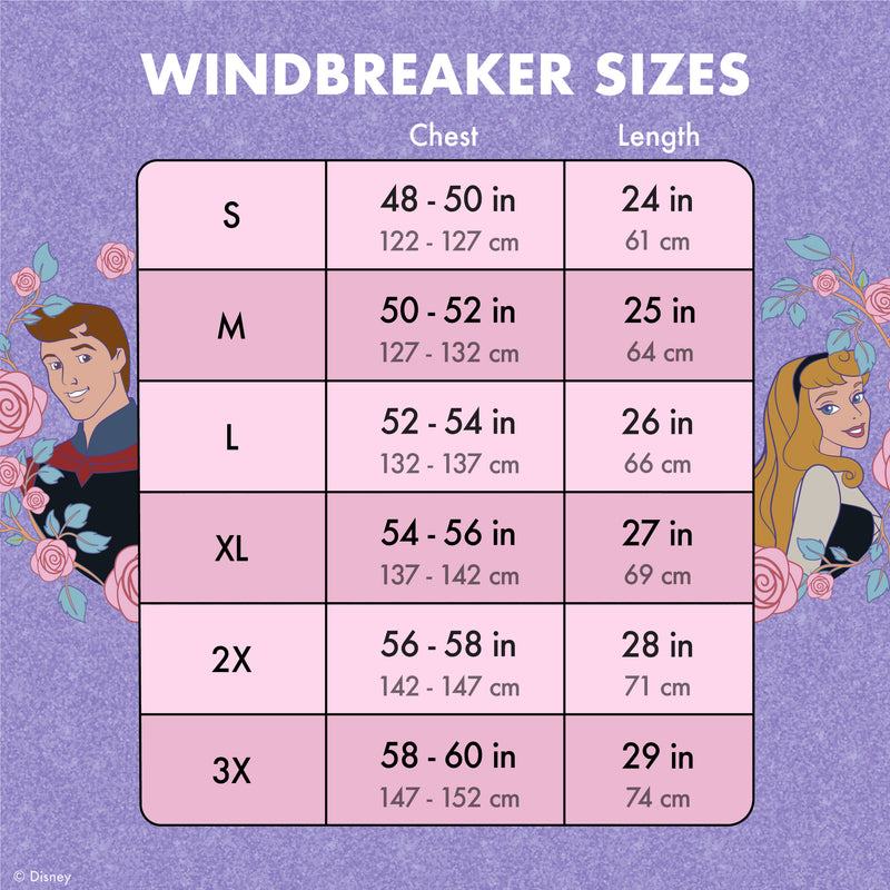PRINCESS AURORA AND PRINCE PHILLIP UNISEX WINDBREAKER - DISNEY