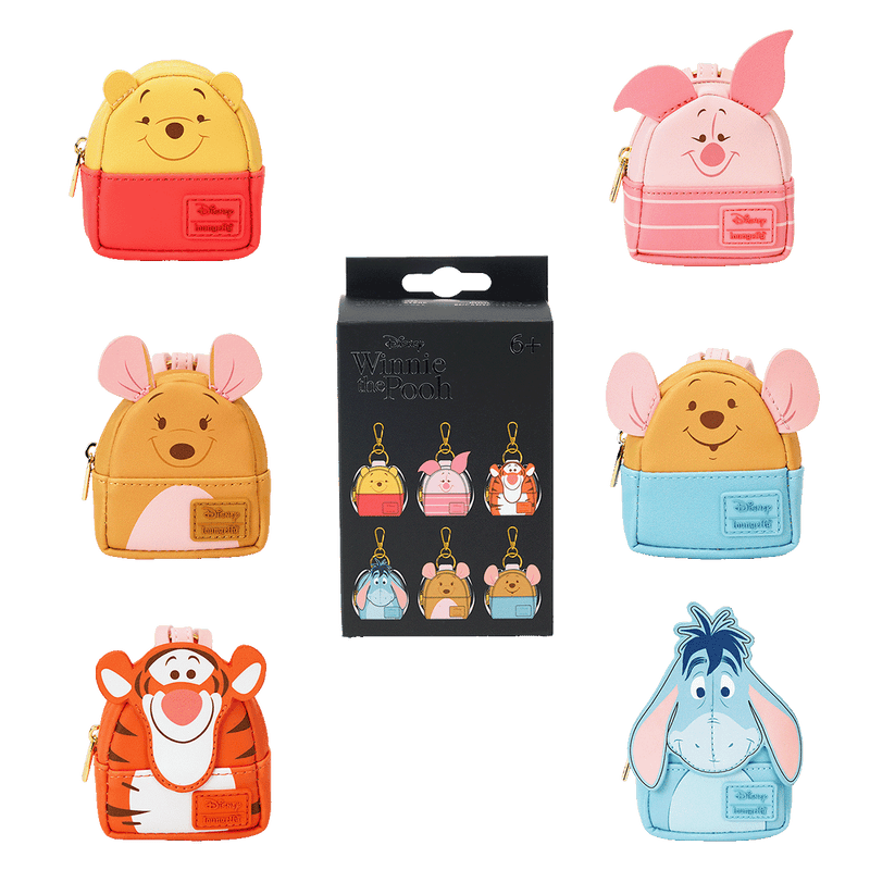 WINNIE THE POOH MYSTERY BOX BACKPACK KEYCHAINS