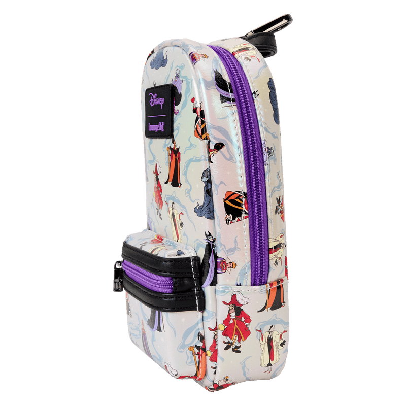 DISNEY VILLAINS IRIDESCENT MINI BACKPACK PENCIL CASE