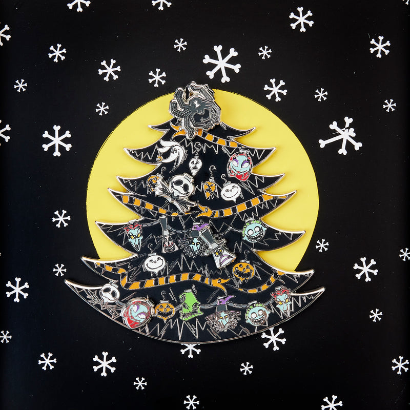 GLOW IN THE DARK CHRISTMAS TREE 3 INCH PIN - THE NIGHTMARE BEFORE CHRISTMAS