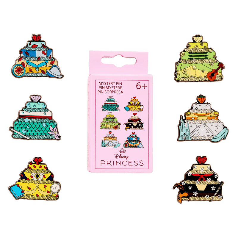 DISNEY PRINCESSES COUPLE CAKES BLIND BOX PIN