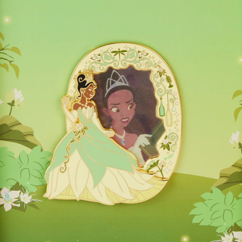 PRINCESS AND THE FROG TIANA LENTICULAR 3" COLLECTOR BOX PIN - DISNEY