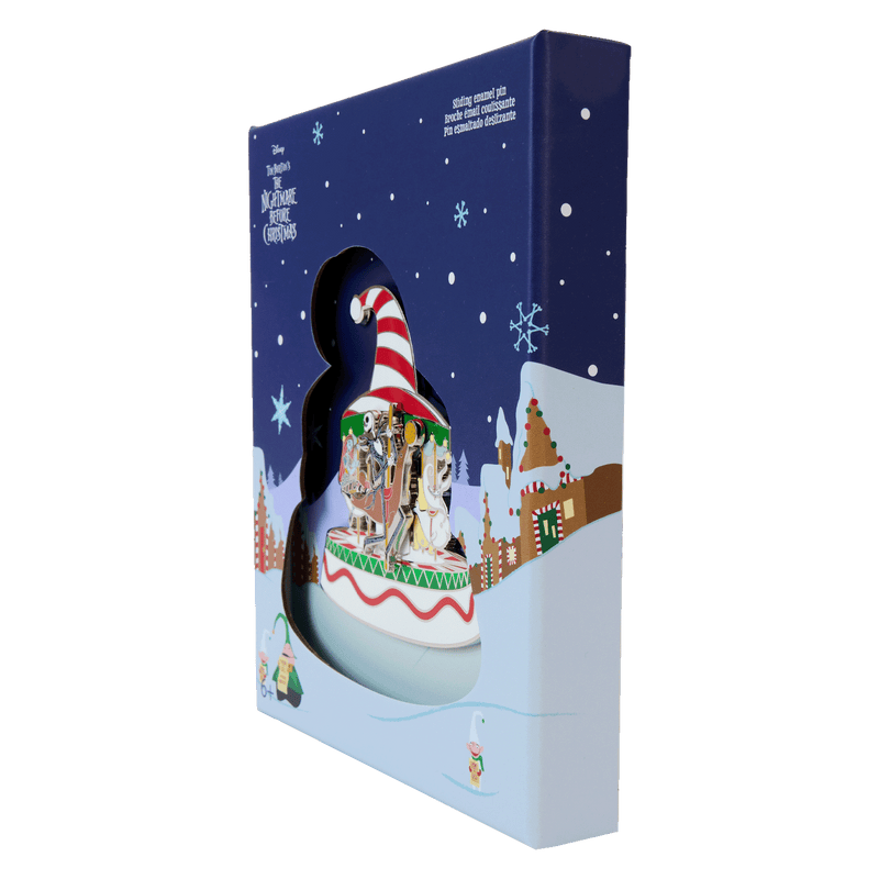 CHRISTMAS TOWN CAROUSEL  3" COLLECTOR BOX PIN - THE NIGHTMARE BEFORE CHRISTMAS