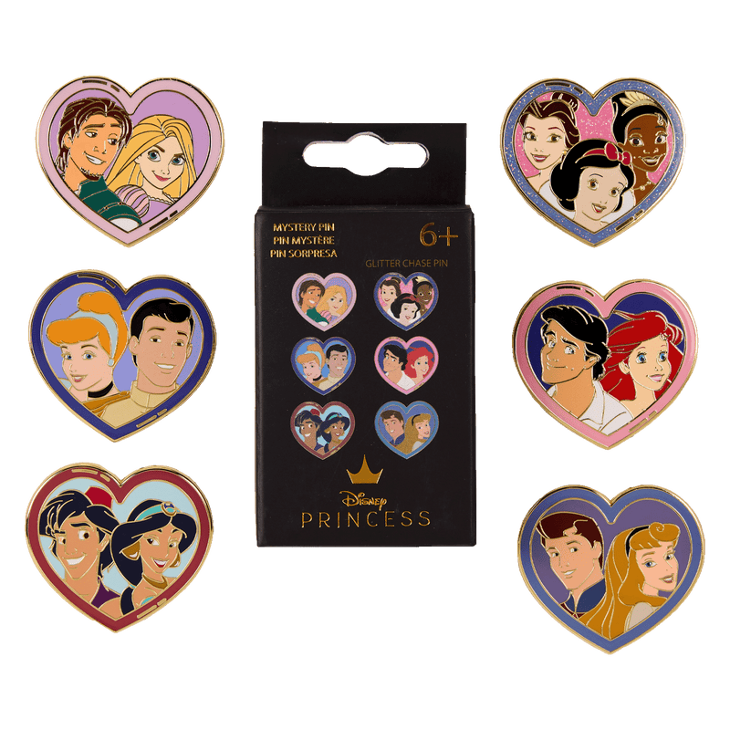 DISNEY PRINCESS AND PRINCE BLIND BOX PIN