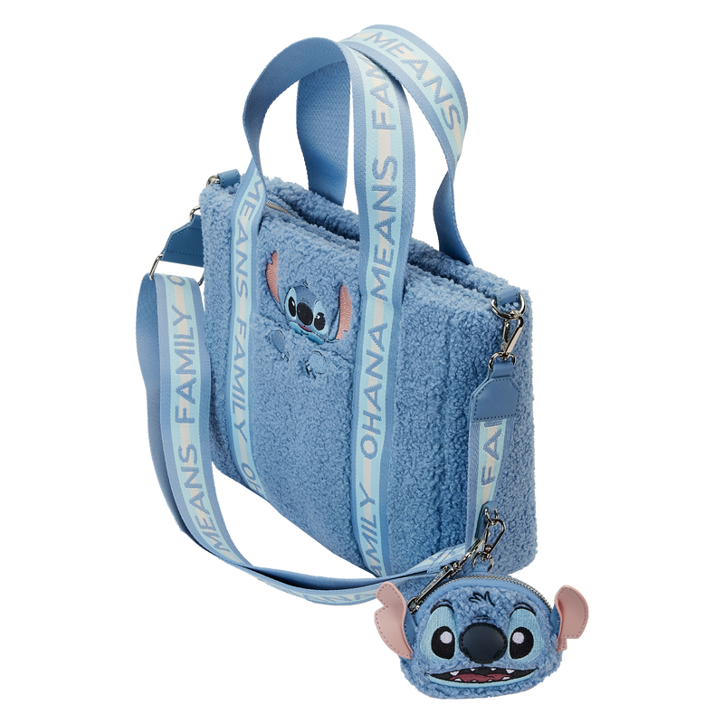 STITCH PLUSH TOTE BAG WITH COIN BAG - DISNEY