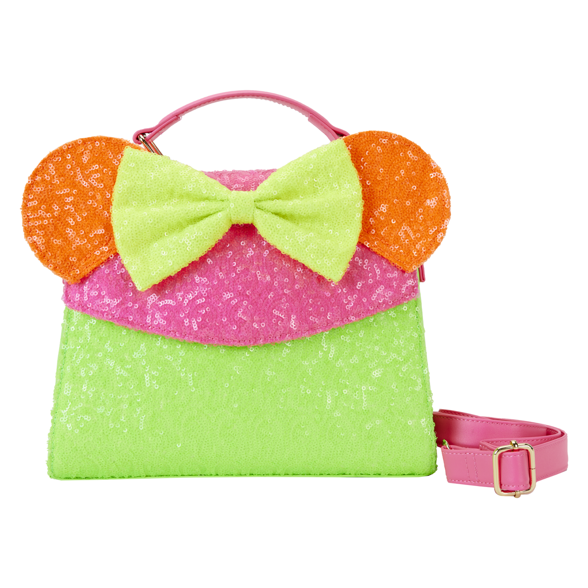 Minnie Mouse Neon Sequin Cross Body Bag Disney Funko EU