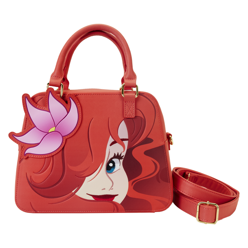 ARIEL FACE CROSSBODY BAG - THE LITTLE MERMAID 35TH ANNIVERSARY