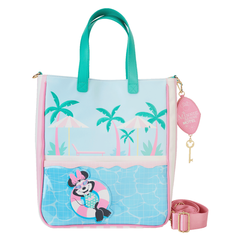 MINNIE MOUSE VACATION STYLE TOTE BAG WITH COIN PURSE - DISNEY