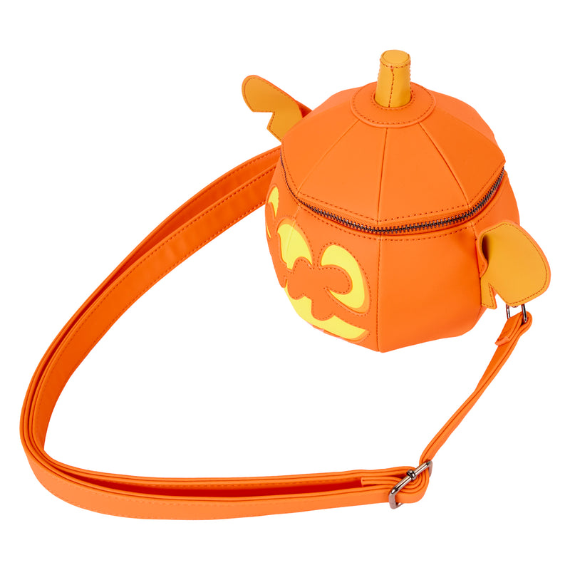 STITCH FIGURAL PUMPKIN CROSSBODY BAG - LILO & STITCH