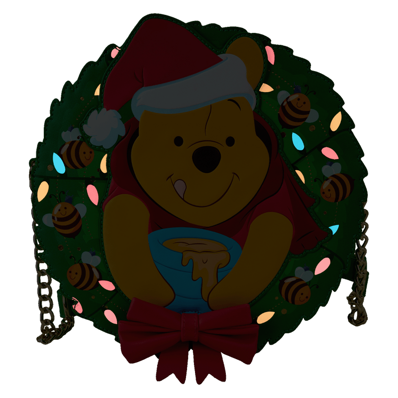 WINNIE THE POOH STUCK IN WREATH CROSSBODY BAG - DISNEY