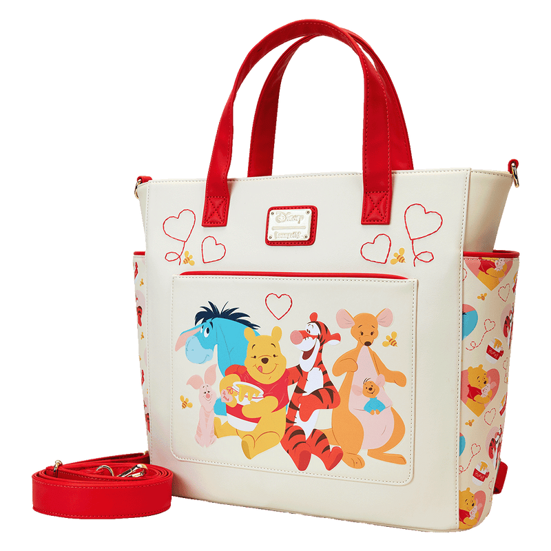 WINNIE THE POOH LOVE CONVERTIBLE TOTE BAG - DISNEY