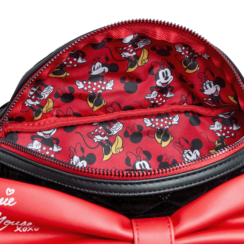 MINNIE MOUSE QUILTED VELVET WAIST BAG - DISNEY