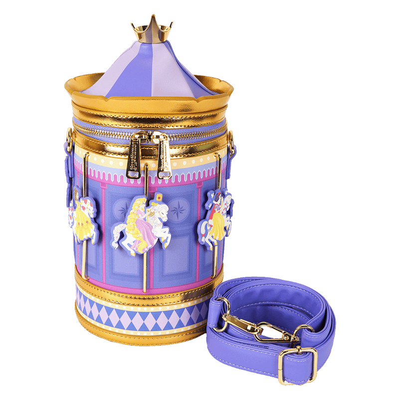 DISNEY PRINCESS METALLIC CAROUSEL BAG