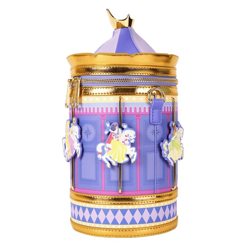 DISNEY PRINCESS METALLIC CAROUSEL BAG