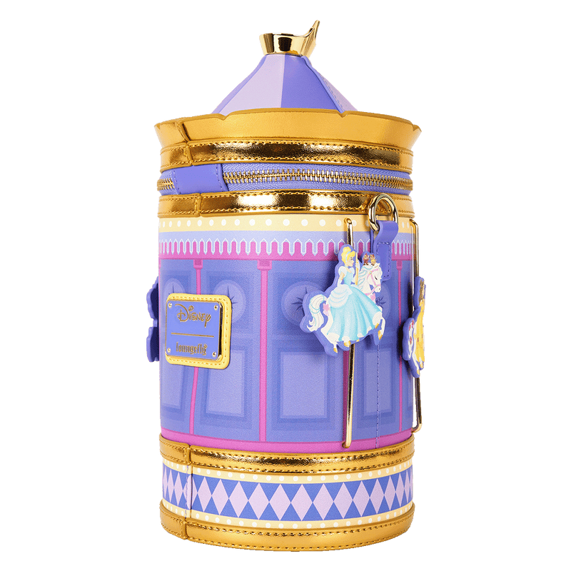 DISNEY PRINCESS METALLIC CAROUSEL BAG