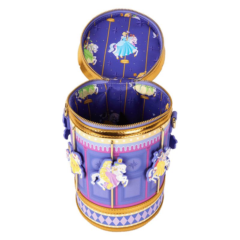 DISNEY PRINCESS METALLIC CAROUSEL BAG