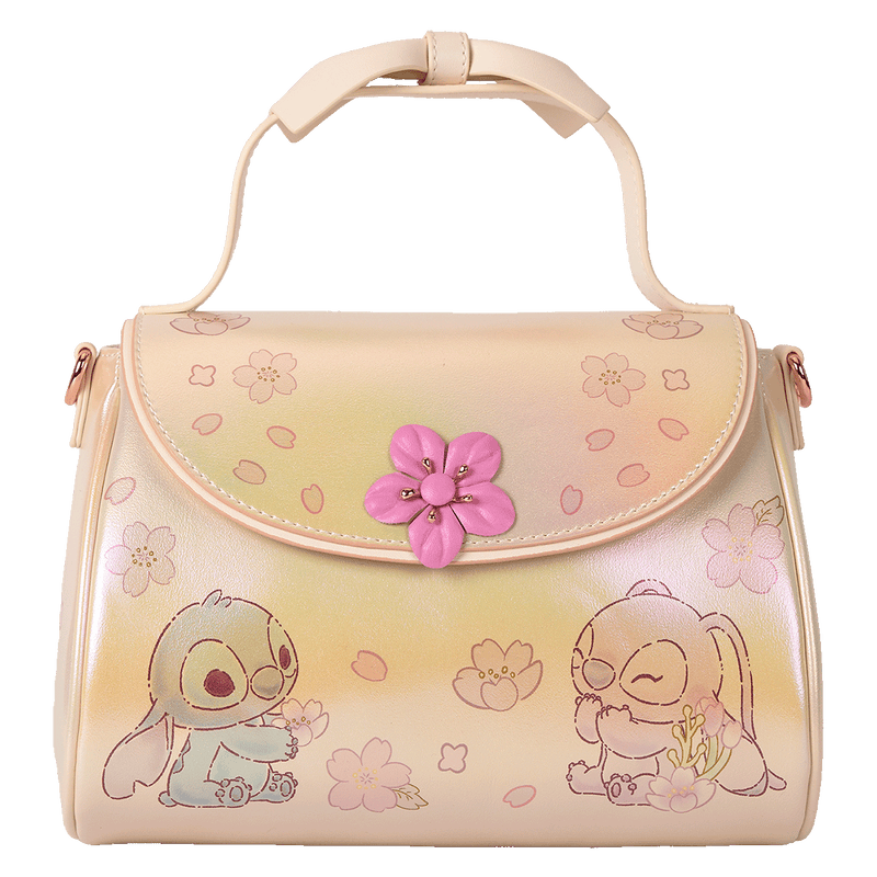 STITCH CHERRY BLOSSOM BOW HANDLE CROSSBODY BAG - DISNEY