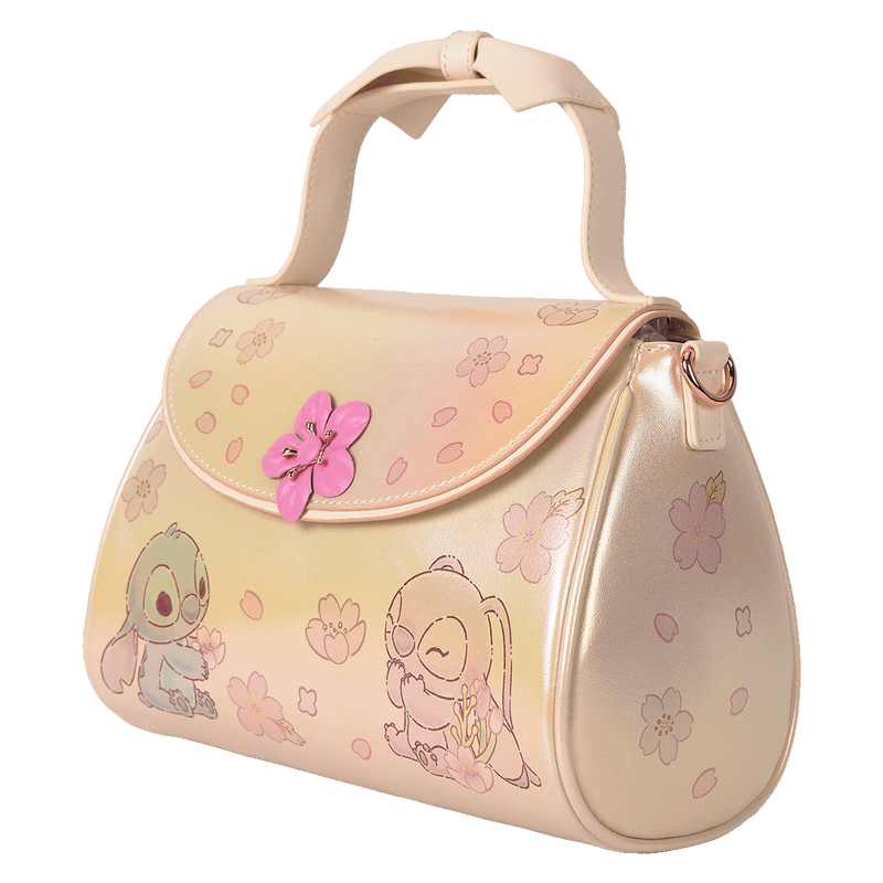 STITCH CHERRY BLOSSOM BOW HANDLE CROSSBODY BAG - DISNEY