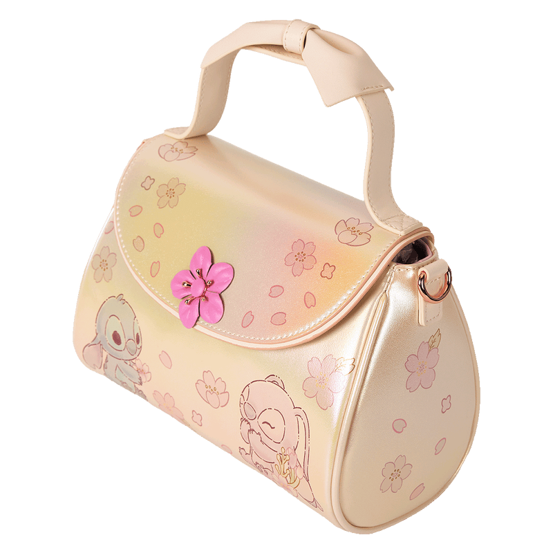 STITCH CHERRY BLOSSOM BOW HANDLE CROSSBODY BAG - DISNEY