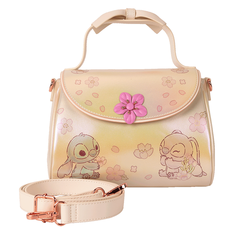 STITCH CHERRY BLOSSOM BOW HANDLE CROSSBODY BAG - DISNEY