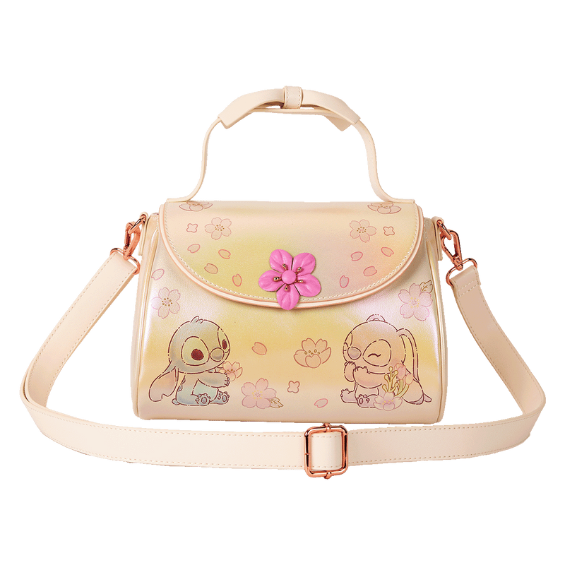 STITCH CHERRY BLOSSOM BOW HANDLE CROSSBODY BAG - DISNEY