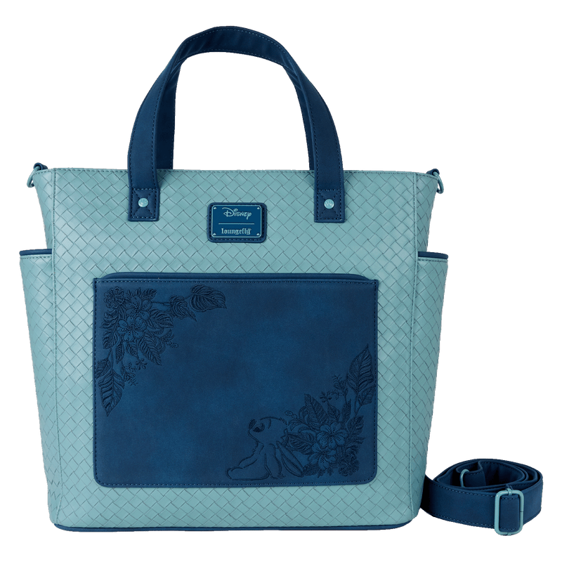 STITCH EMBROIDERED CONVERTIBLE TOTE BAG - LILO AND STITCH