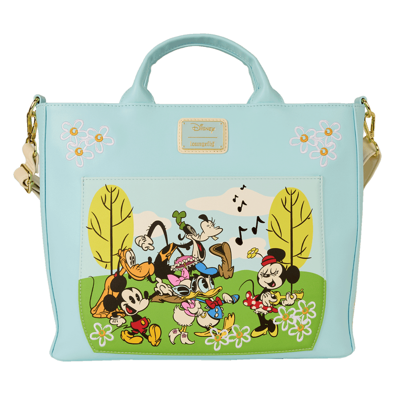 MICKEY AND FRIENDS PARK DAY CONVERTIBLE TOTE BAG - DISNEY