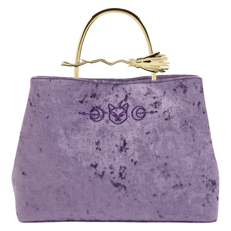 HOCUS POCUS VELVET BROOM HANDLE HANDBAG - DISNEY
