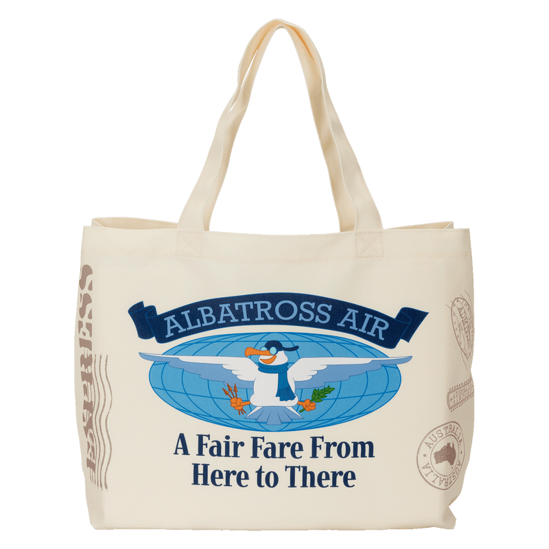 THE RESCUERS DOWN UNDER OVERSIZE CANVAS TOTE BAG - DISNEY