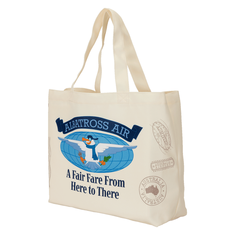 THE RESCUERS DOWN UNDER OVERSIZE CANVAS TOTE BAG - DISNEY