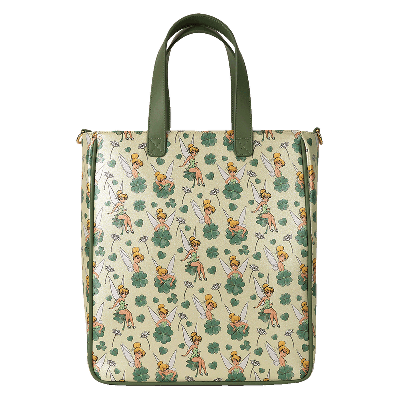 TINKER BELL 4 LEAF CLOVER TOTE WITH COIN BAG - DISNEY