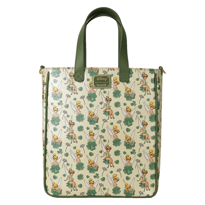 TINKER BELL 4 LEAF CLOVER TOTE WITH COIN BAG - DISNEY