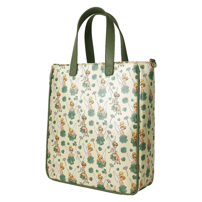 TINKER BELL 4 LEAF CLOVER TOTE WITH COIN BAG - DISNEY