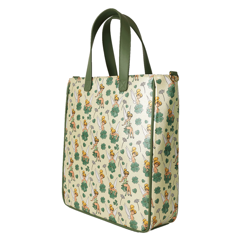 TINKER BELL 4 LEAF CLOVER TOTE WITH COIN BAG - DISNEY