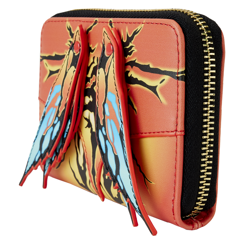 TORUK BANSHEE MOVEABLE WINGS ZIP AROUND WALLET - AVATAR