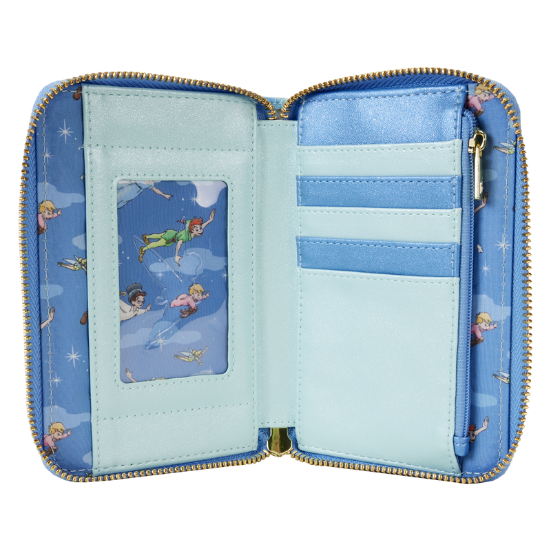 YOU CAN FLY GLOW ZIP AROUND WALLET - PETER PAN