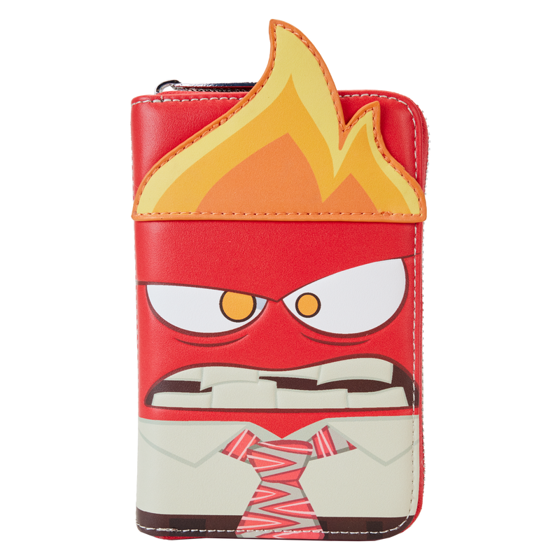 ANGER LIGHT UP COSPLAY ZIP AROUND WALLET - INSIDE OUT