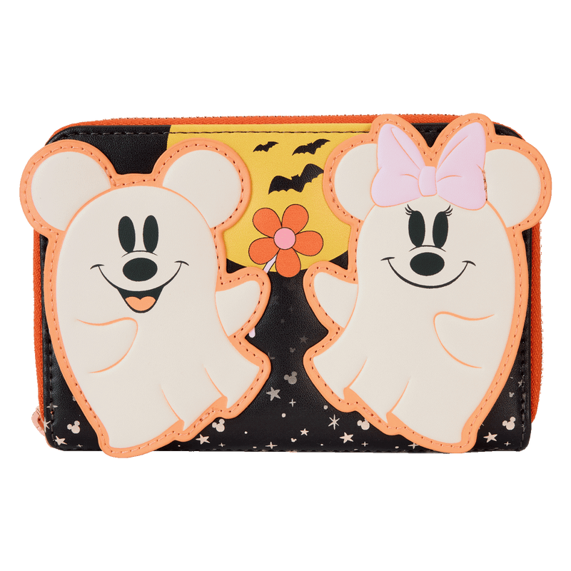 MICKEY AND FRIENDS HALLOWEEN FLOWERS WALLET