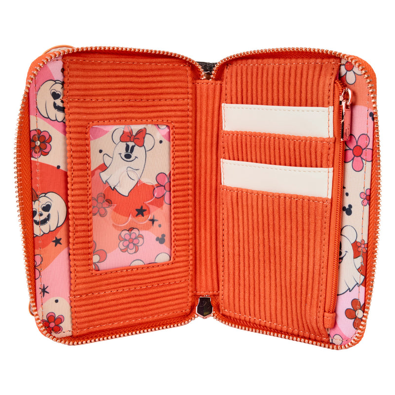 MICKEY AND FRIENDS HALLOWEEN FLOWERS WALLET