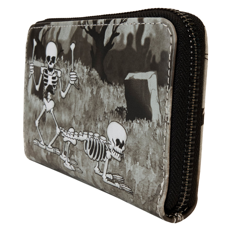 SKELETON DANCE ZIP AROUND WALLET - DISNEY