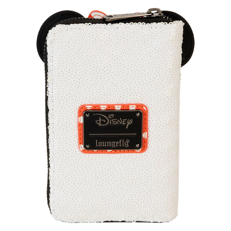 MINNIE GHOST GLOW IN THE DARK SEQUIN HALLOWEEN WALLET - DISNEY