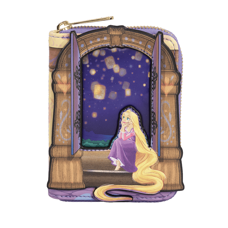 RAPUNZEL WINDOW LENTICULAR WALLET - TANGLED