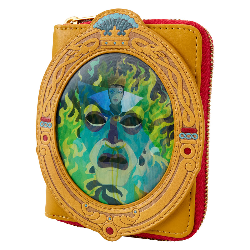 EVIL QUEEN MIRROR MIRROR LENTICULAR ZIP AROUND WALLET - DISNEY