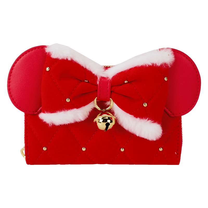 MINNIE MOUSE SANTA SUIT ZIP AROUND WALLET - DISNEY