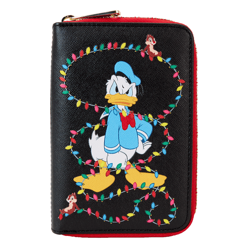 DONALD WRAPPED IN LIGHTS ZIP AROUND WALLET - DISNEY