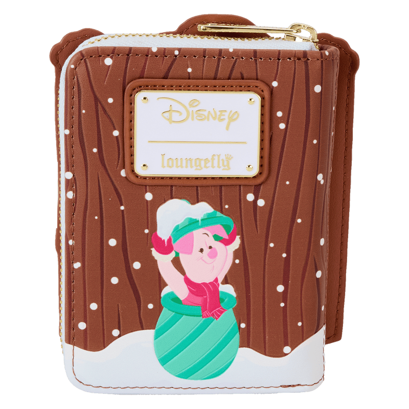 HOLIDAY SCENE POOH AND FRIENDS ZIP AROUND WALLET - WINNIE THE POOH